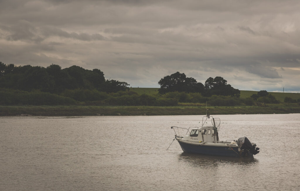Fishing Boat at Sea Mills